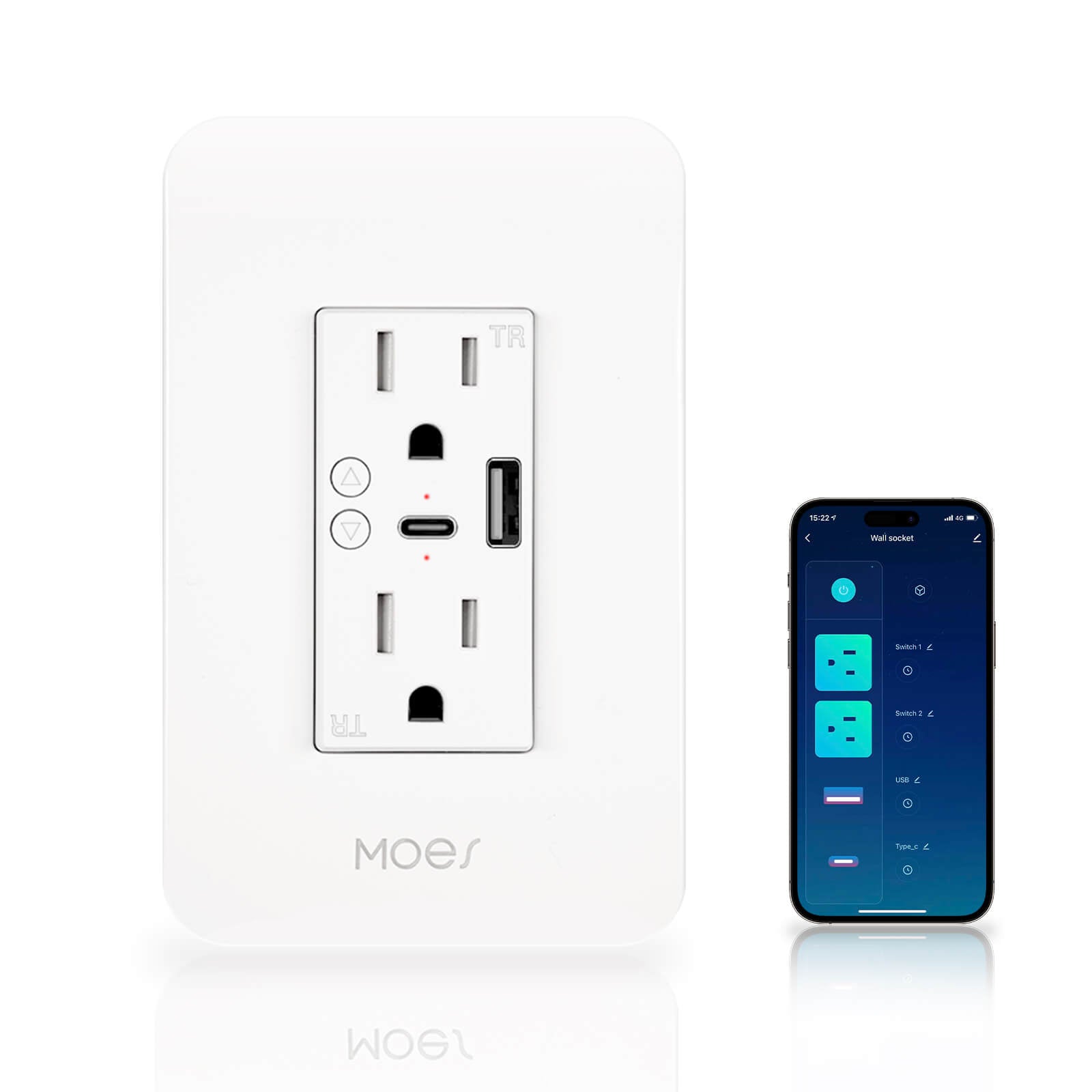 USB Smart Socket 30W TK-SR-EU-30